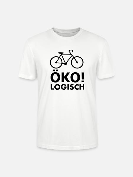 Öko!Logisch Fahrrad Design - Stanley/Stella Unisex Bio-T-Shirt CRAFTER - Weiß