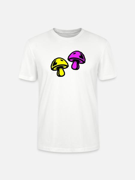 Pilze Bunt - Stanley/Stella Unisex Bio-T-Shirt CRAFTER - Weiß