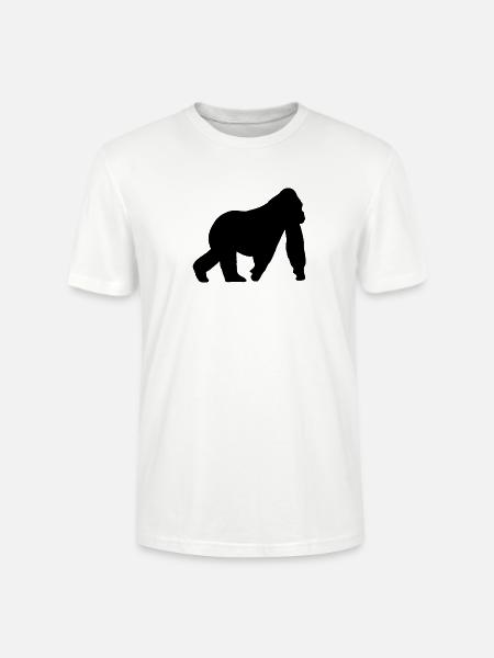 Affe - Stanley/Stella Unisex Bio-T-Shirt CRAFTER - Weiß