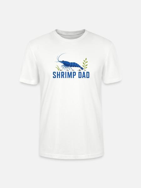 Shrimp Dad Garnele Aquarium - Stanley/Stella Unisex Bio-T-Shirt CRAFTER - Weiß