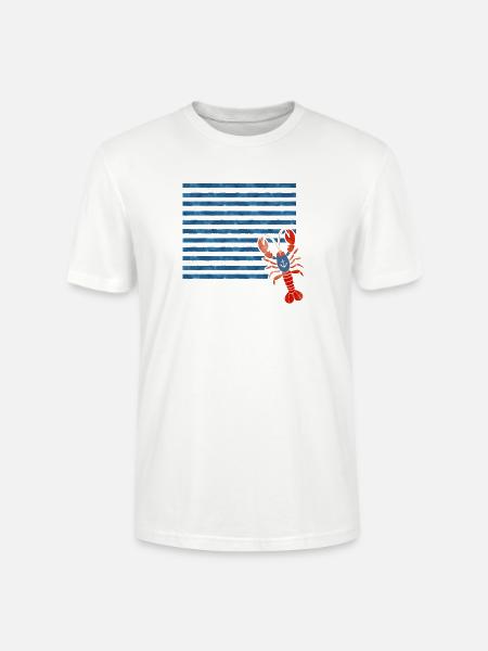 Hummer – Maritimes Retro Design - Stanley/Stella Unisex Bio-T-Shirt CRAFTER - Weiß