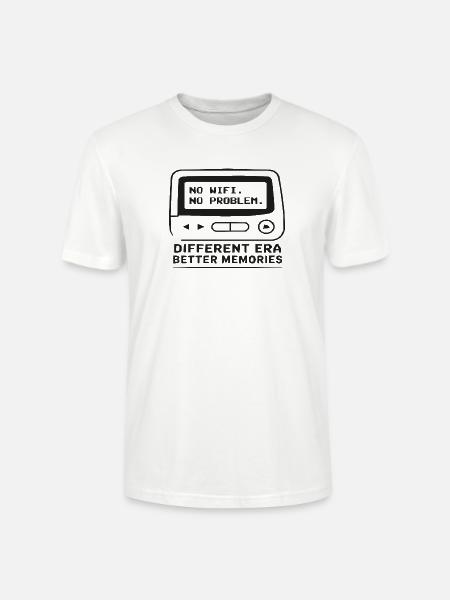 Offline Gaming Nostalgie - Stanley/Stella Unisex Bio-T-Shirt CRAFTER - Weiß