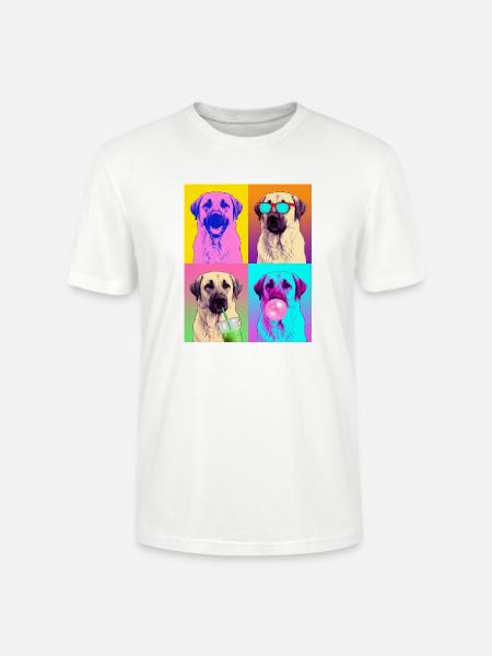 Hunde Kangal Hund - Stanley/Stella Unisex Bio-T-Shirt CRAFTER - Weiß