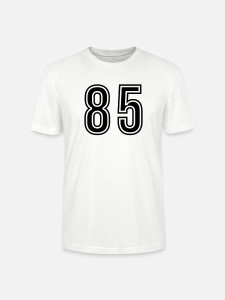 85 Zahl symbol - Stanley/Stella Unisex Bio-T-Shirt CRAFTER - Weiß