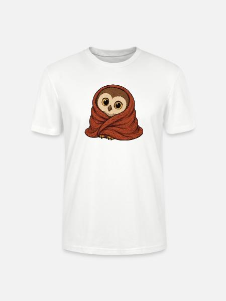 eule-decke - Stanley/Stella Unisex Bio-T-Shirt CRAFTER - Weiß