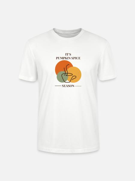 Pumpkin Spice Season - Stanley/Stella Unisex Bio-T-Shirt CRAFTER - Weiß