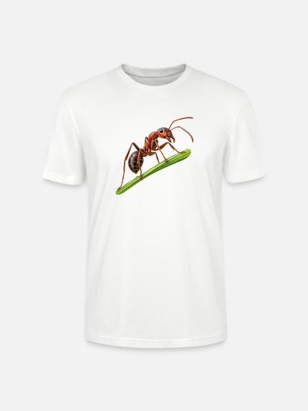 Ameise - Stanley/Stella Unisex Bio-T-Shirt CRAFTER - Weiß