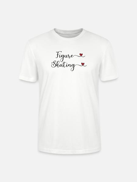 Eiskunstlauf - Stanley/Stella Unisex Bio-T-Shirt CRAFTER - Weiß