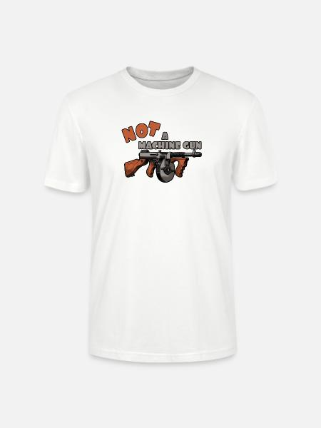 Kein Maschinengewehr – Gegen Gewalt - Stanley/Stella Unisex Bio-T-Shirt CRAFTER - Weiß