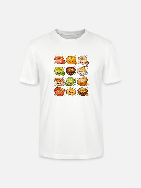 Kawaii Suppen | Soulfood & Küche - Stanley/Stella Unisex Bio-T-Shirt CRAFTER - Weiß