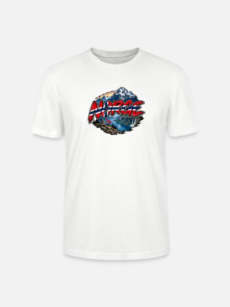 Norwegen - Stanley/Stella Unisex Bio-T-Shirt CRAFTER - Weiß