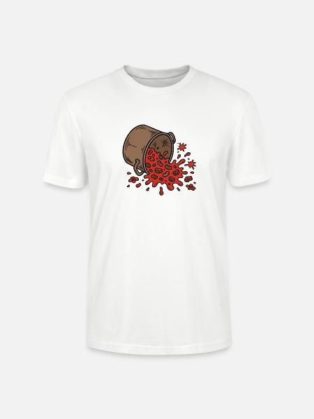 Bürohumor – Chili-Vorfall - Stanley/Stella Unisex Bio-T-Shirt CRAFTER - Weiß