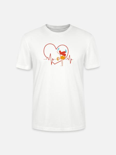 Breakdance - Stanley/Stella Unisex Bio-T-Shirt CRAFTER - Weiß