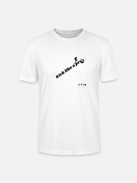 Kick_like_a_pro - Stanley/Stella Unisex Bio-T-Shirt CRAFTER - Weiß
