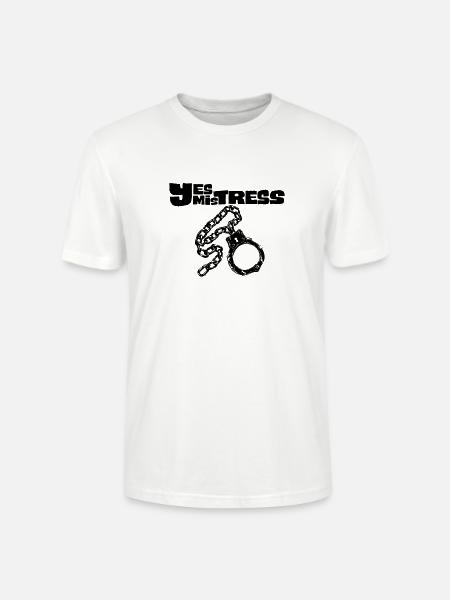 Ja, Herrin Handschellen - Stanley/Stella Unisex Bio-T-Shirt CRAFTER - Weiß