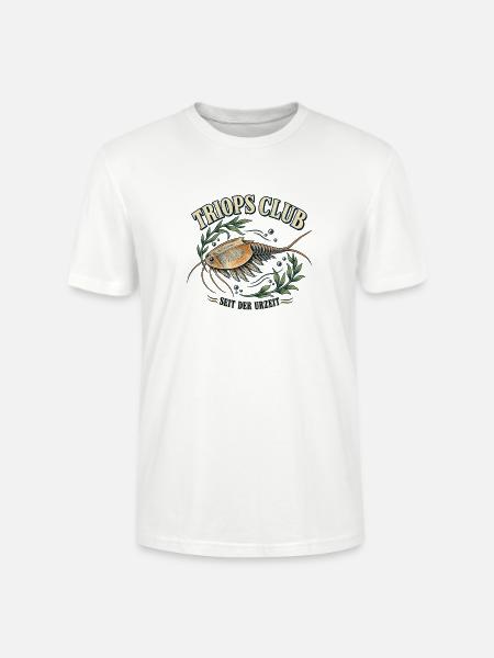 Triops Club – Seit der Urzeit - Stanley/Stella Unisex Bio-T-Shirt CRAFTER - Weiß