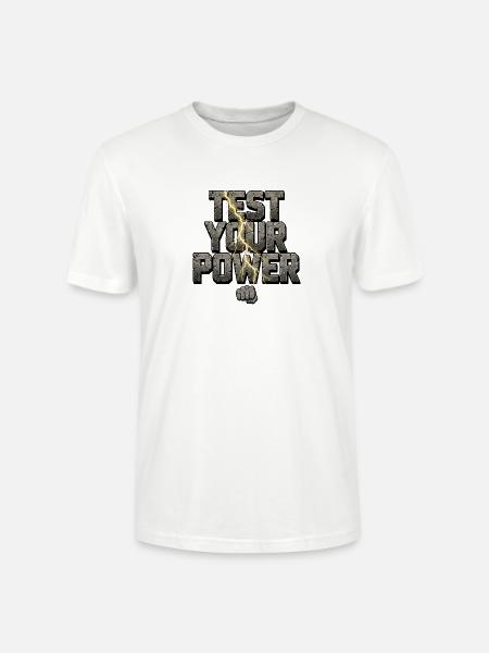 Teste deine Kraft - Stanley/Stella Unisex Bio-T-Shirt CRAFTER - Weiß