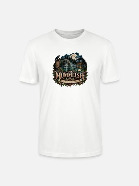 Der Mummelsee – Schwarzwälder Sage - Stanley/Stella Unisex Bio-T-Shirt CRAFTER - Weiß