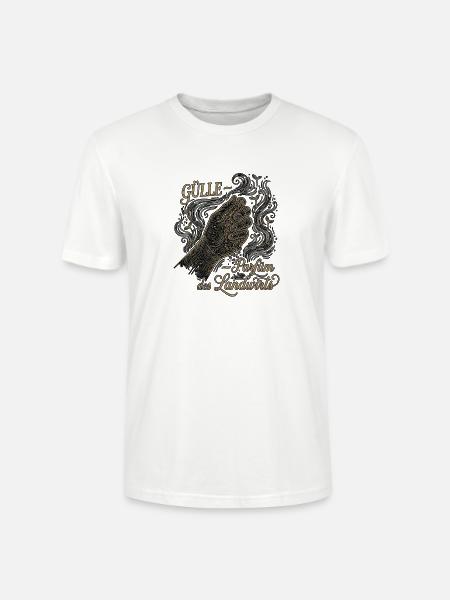 Gülle Landwirt Parfüm - Stanley/Stella Unisex Bio-T-Shirt CRAFTER - Weiß