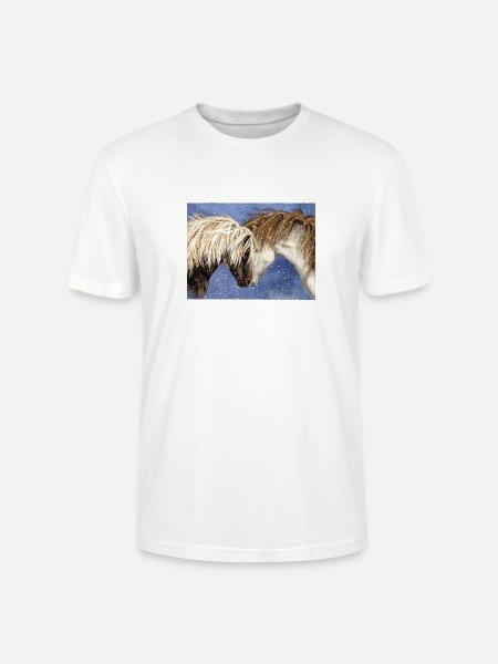 Islandpferde-Freunde - Stanley/Stella Unisex Bio-T-Shirt CRAFTER - Weiß