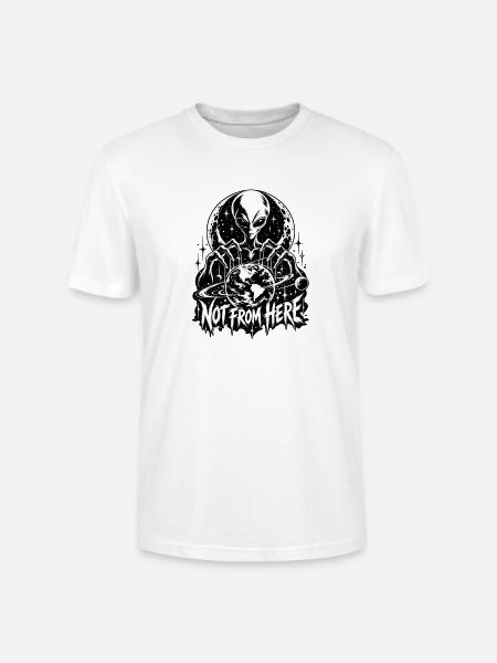 Nicht Von Hier: Weltenführung - Stanley/Stella Unisex Bio-T-Shirt CRAFTER - Weiß