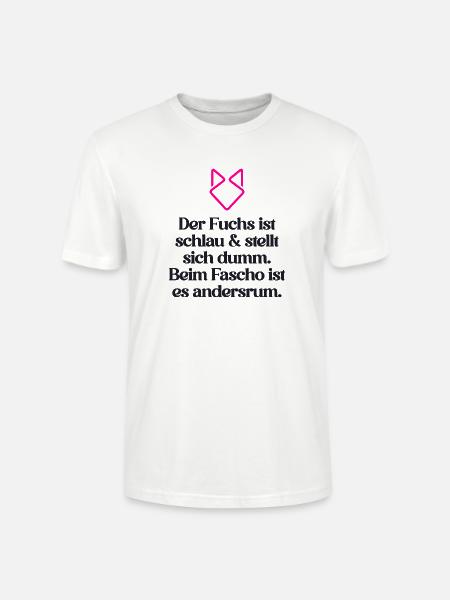 ZEICHEN SETZEN GEGEN RECHTS - Stanley/Stella Unisex Bio-T-Shirt CRAFTER - Weiß