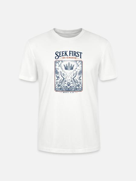 Suche zuerst das Reich - Stanley/Stella Unisex Bio-T-Shirt CRAFTER - Weiß
