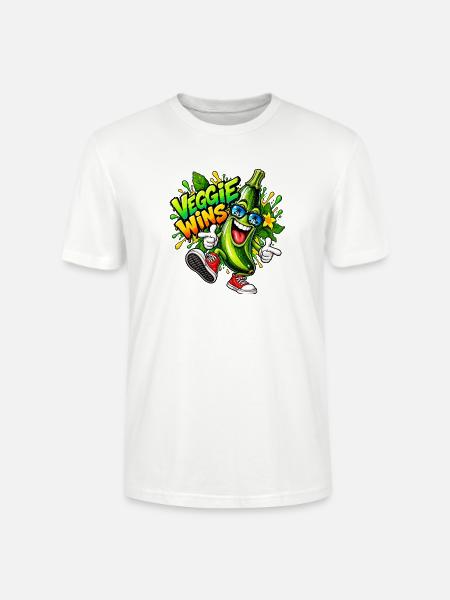 Coole Zucchini - Stanley/Stella Unisex Bio-T-Shirt CRAFTER - Weiß