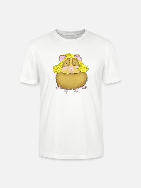 Meerschweinchen Blond Glamour - Stanley/Stella Unisex Bio-T-Shirt CRAFTER - Weiß