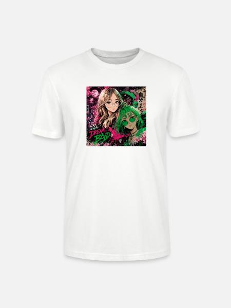 Traum Stark Neon-Duo - Stanley/Stella Unisex Bio-T-Shirt CRAFTER - Weiß