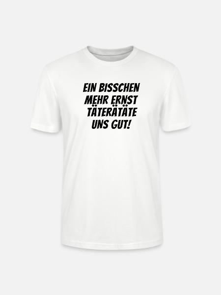 Spruch Lustig - Stanley/Stella Unisex Bio-T-Shirt CRAFTER - Weiß