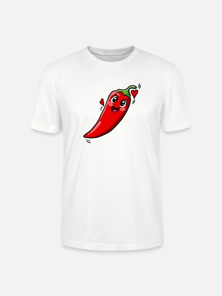 Chili_Pepper - Stanley/Stella Unisex Bio-T-Shirt CRAFTER - Weiß