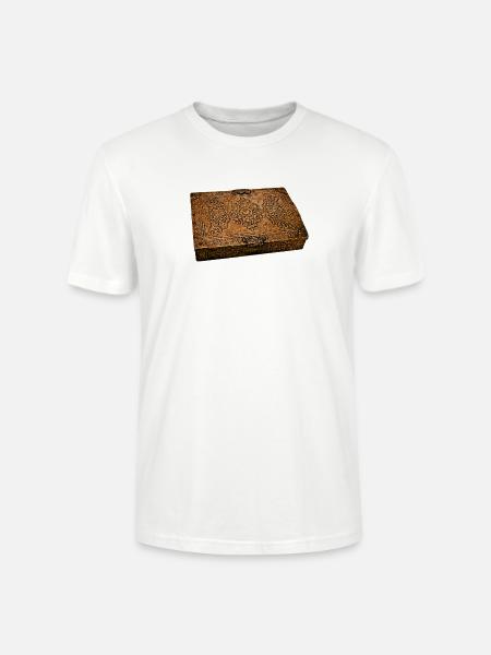 Ornamentiertes Blumenkorb Schatzkästchen - Stanley/Stella Unisex Bio-T-Shirt CRAFTER - Weiß