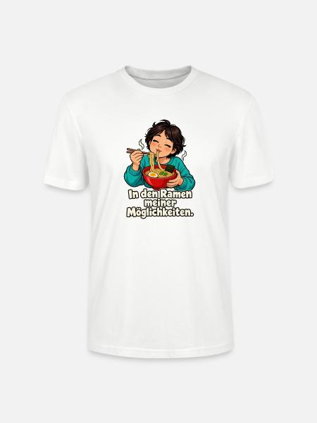 Ramen-Wortspiel – Frau - Stanley/Stella Unisex Bio-T-Shirt CRAFTER - Weiß