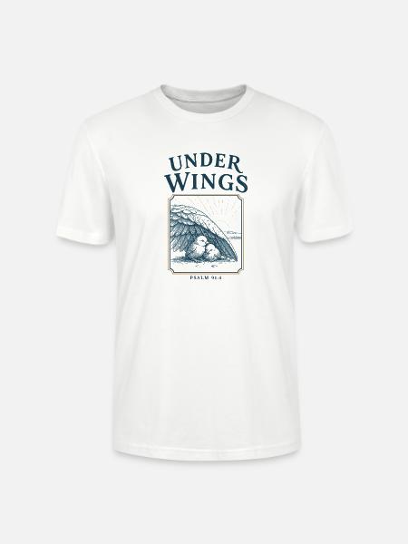 Unter seinen Flügeln - Stanley/Stella Unisex Bio-T-Shirt CRAFTER - Weiß