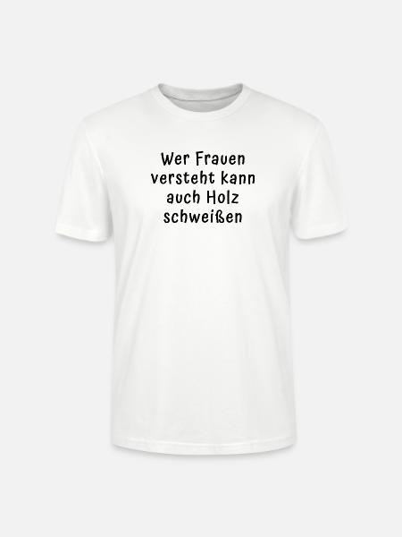Frauen Verstehen - Stanley/Stella Unisex Bio-T-Shirt CRAFTER - Weiß