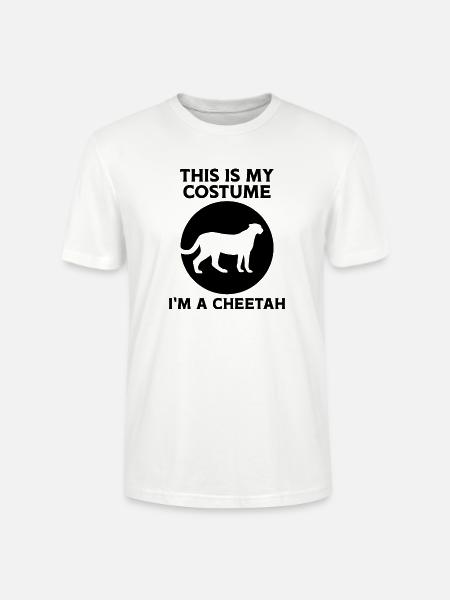 Gepard Kostüm Humor - Stanley/Stella Unisex Bio-T-Shirt CRAFTER - Weiß