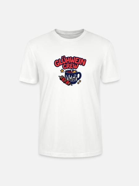 Glühwein Crew - Stanley/Stella Unisex Bio-T-Shirt CRAFTER - Weiß
