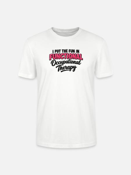 Ergotherapie, Ergotherapie, OTA, Therapeutenassistent, Assistent - Stanley/Stella Unisex Bio-T-Shirt CRAFTER - Weiß