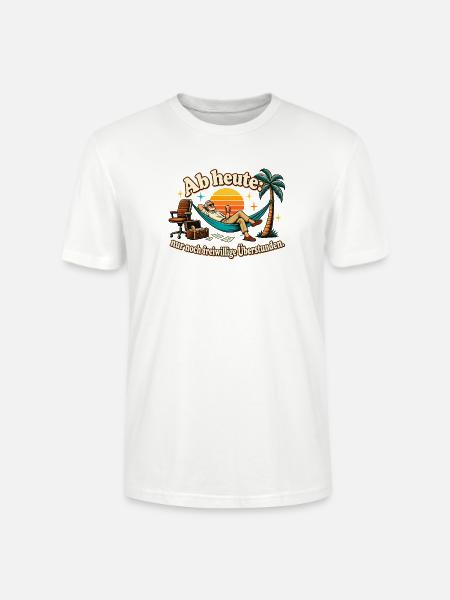 Rente Ruhestand Abschiedsgeschenk Kollege - Stanley/Stella Unisex Bio-T-Shirt CRAFTER - Weiß