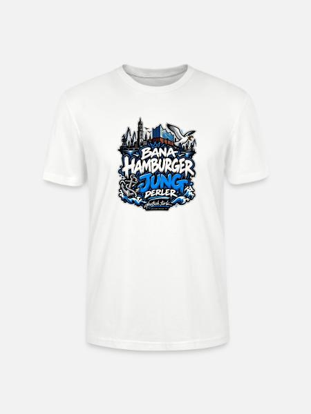 Bana Hamburger Jung derler – Hamburg Streetwear - Stanley/Stella Unisex Bio-T-Shirt CRAFTER - Weiß