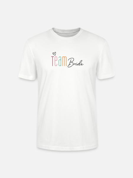 Team Bride! - Stanley/Stella Unisex Bio-T-Shirt CRAFTER - Weiß