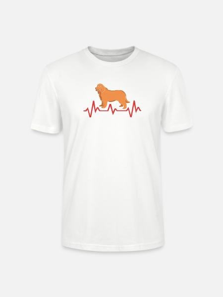 Neufundländer - Stanley/Stella Unisex Bio-T-Shirt CRAFTER - Weiß