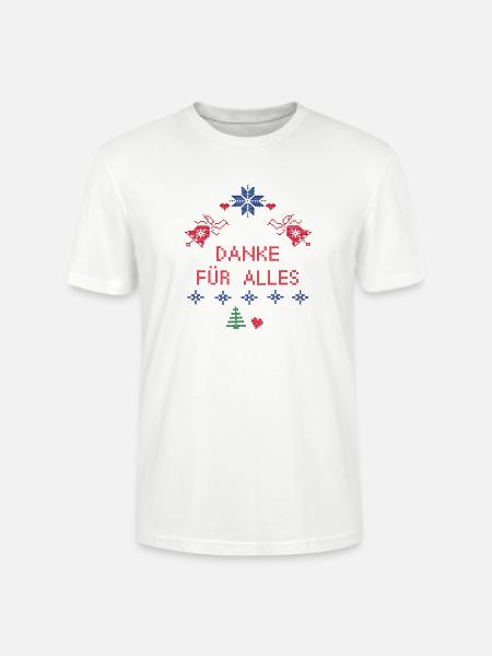 Danke für Alles - Stanley/Stella Unisex Bio-T-Shirt CRAFTER - Weiß