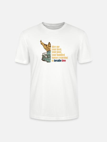 Gib mir deine Müdigkeit - Stanley/Stella Unisex Bio-T-Shirt CRAFTER - Weiß