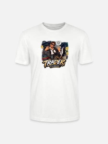 Free Trader: Finanzielle Gewinne und Lachen - Stanley/Stella Unisex Bio-T-Shirt CRAFTER - Weiß