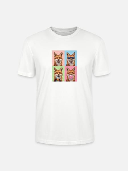 Füchse Fuchs - Stanley/Stella Unisex Bio-T-Shirt CRAFTER - Weiß