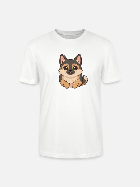 Deutscher Schäferhund - Stanley/Stella Unisex Bio-T-Shirt CRAFTER - Weiß