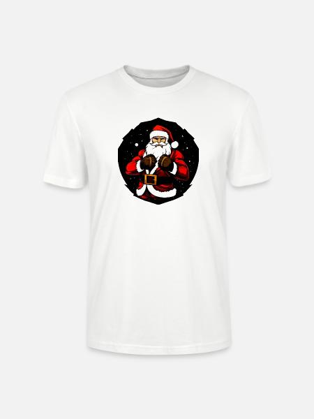 Kämpfer Christmas - Stanley/Stella Unisex Bio-T-Shirt CRAFTER - Weiß
