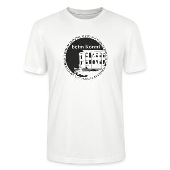 beim Konni - Stanley/Stella Unisex Bio-T-Shirt CRAFTER - Weiß - Vorne - Alina (178cm) & Michal (187cm)